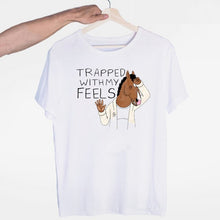 Load image into Gallery viewer, Movie Bojack Horseman T Shirt for Men and Women Summer Fashion Male O Neck Print T-Shirts Menwomen Graphic Tees Men