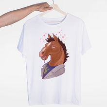 Load image into Gallery viewer, Movie Bojack Horseman T Shirt for Men and Women Summer Fashion Male O Neck Print T-Shirts Menwomen Graphic Tees Men