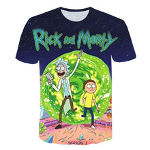 Load image into Gallery viewer, Simpson Snoopy and other animation printing T-shirts with round collar and short sleeves in summer